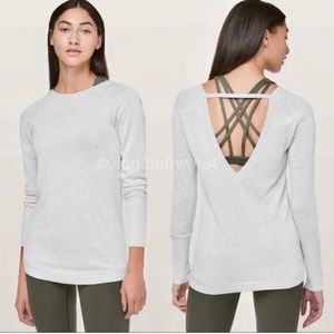 Unity Drop Back Cashmere Sweater in